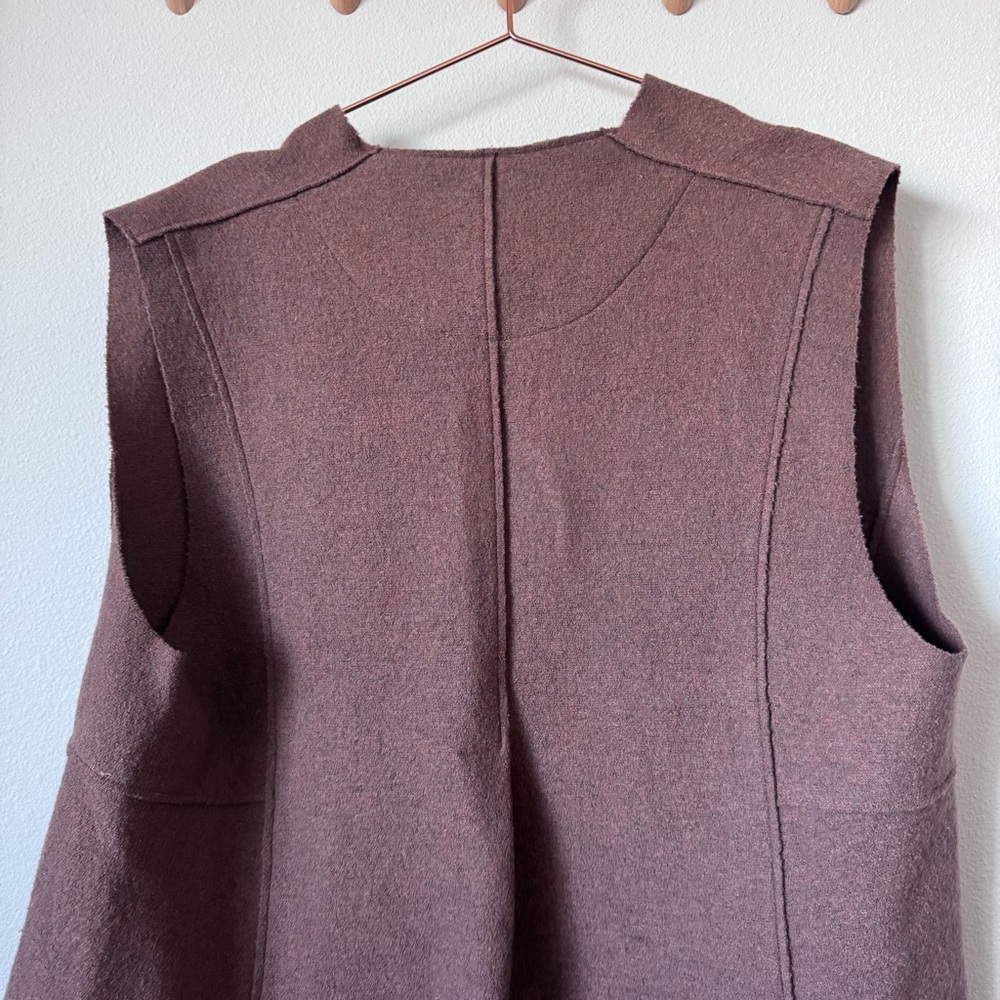 OSKA Wool Rust Color Vest - Picture 9 of 10